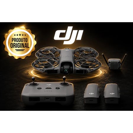 🚁Drone DJI Neo 2 Fly More Combo 4K GPS 10km Com Controle + 3 Baterias Original Lançamento