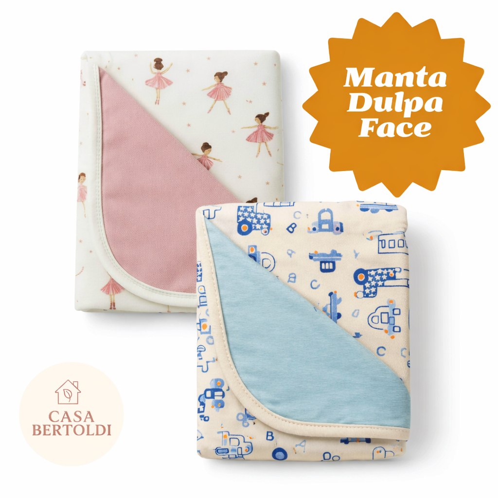 🛍️ Manta Bebê Cueiro Dupla Fase Estampada Baby enxoval  do Bebe 100% Algodão 90X90cm Meni