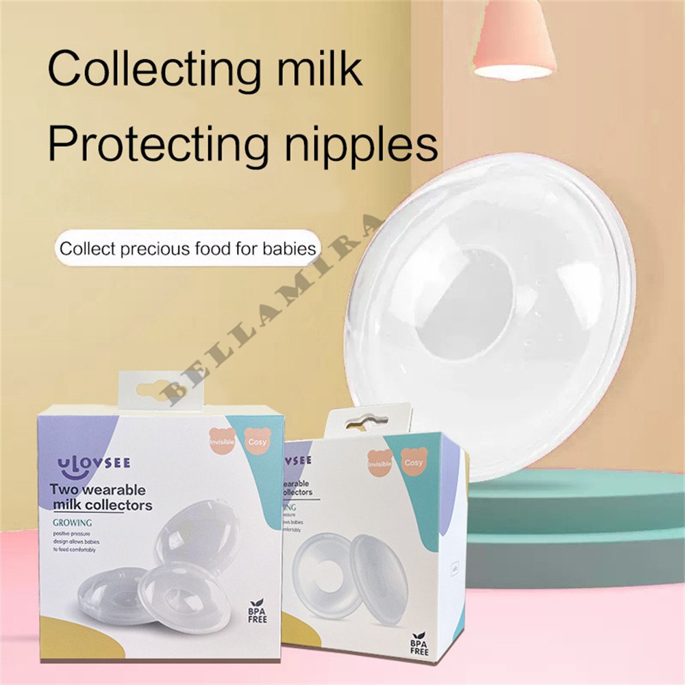 🛍️ 2x Concha Coletor De Leite Materno Absorvente Pós Parto Protetor De Seio Rosquinha Ama