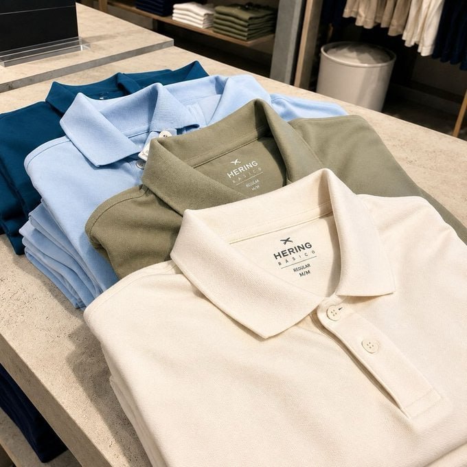 CAMISA POLO HERING: PRA FINGIR QUE É CASUAL NO TRABALHO.