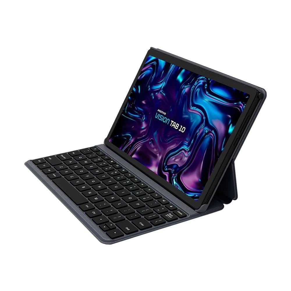 📱Tablet Positivo Vision Tab 10 com Capa Teclado 4GB RAM 128GB 6000mAh 10.1" HD Wifi AC e