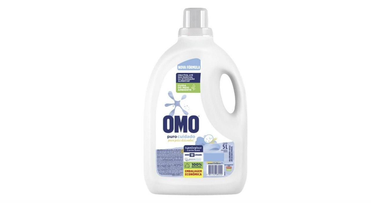 🫧 OMO Sabão Líquido Omo Puro Cuidado 5L