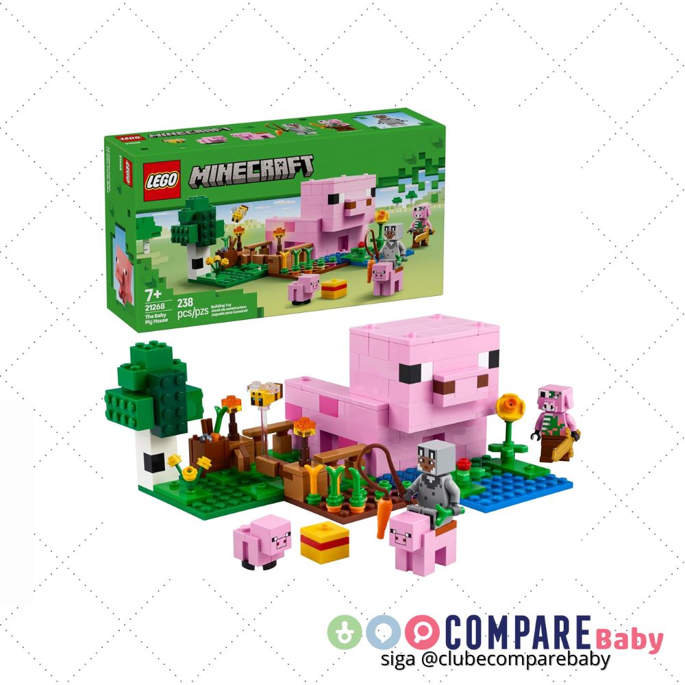 😍  LEGO Minecraft A Casa Porco Bebê 21268