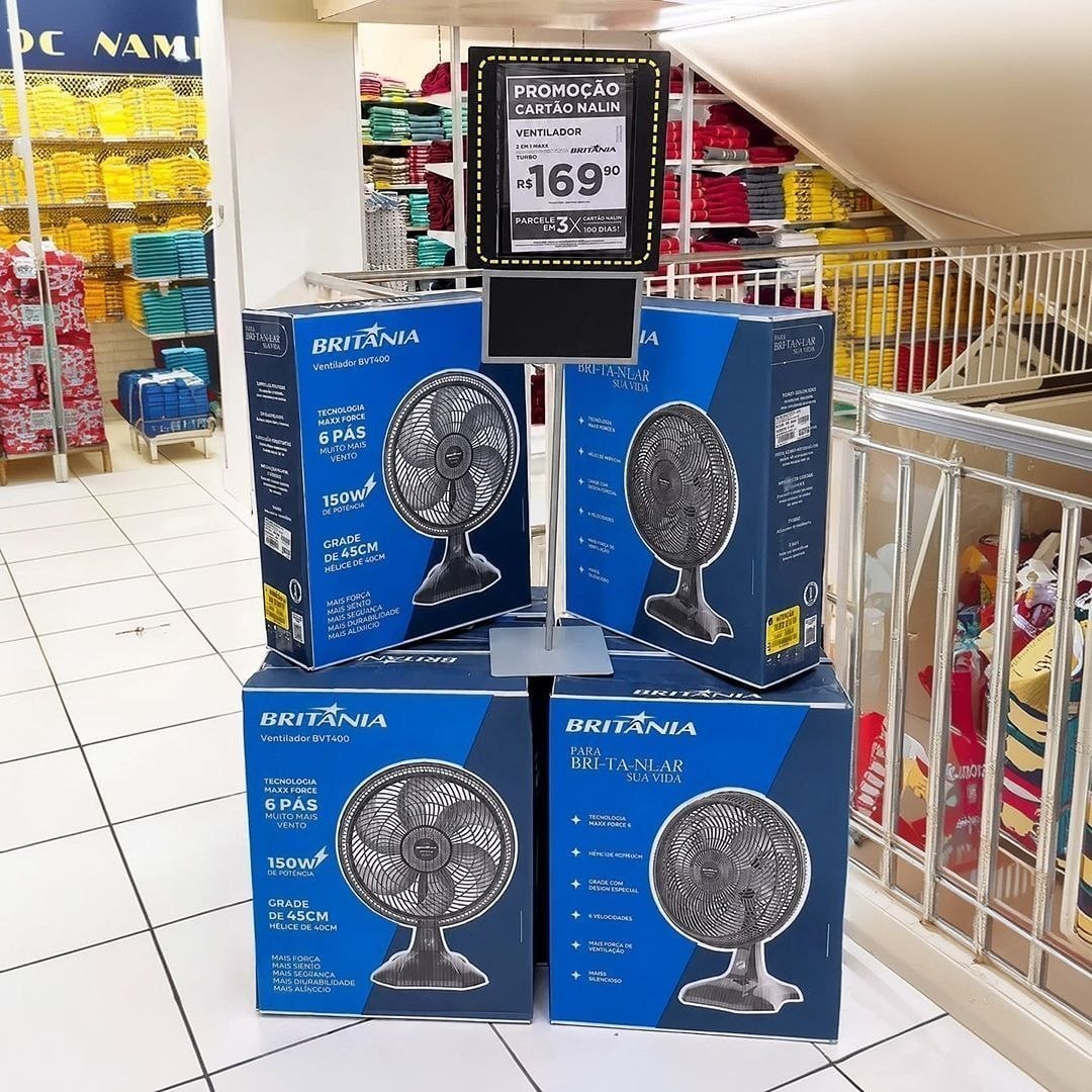 VENTILADOR QUE TE FAZ SENTIR NA PRAIA, MAS SEM AREIA. 🌴