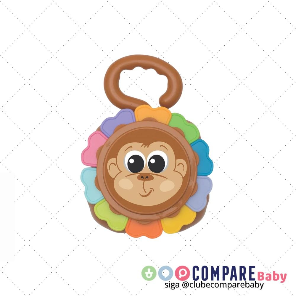 😍 Brinquedo Educativo Baby Macaco Merco Toys, Multicor
