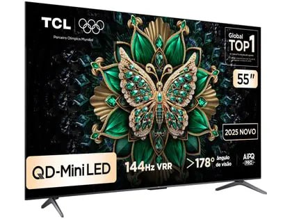 🛍 Smart Tv 4K Tcl Qd Mini Led 55 Polegadas Com Hdmi 2 1 Dolby Vision Iq Subwoofer 144Hz V