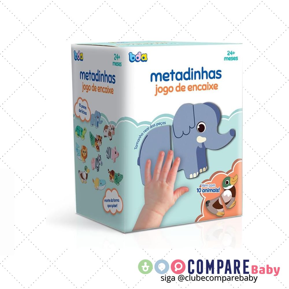 😍 Metadinhas - Jogo de encaixe - Toyster Brinquedos
