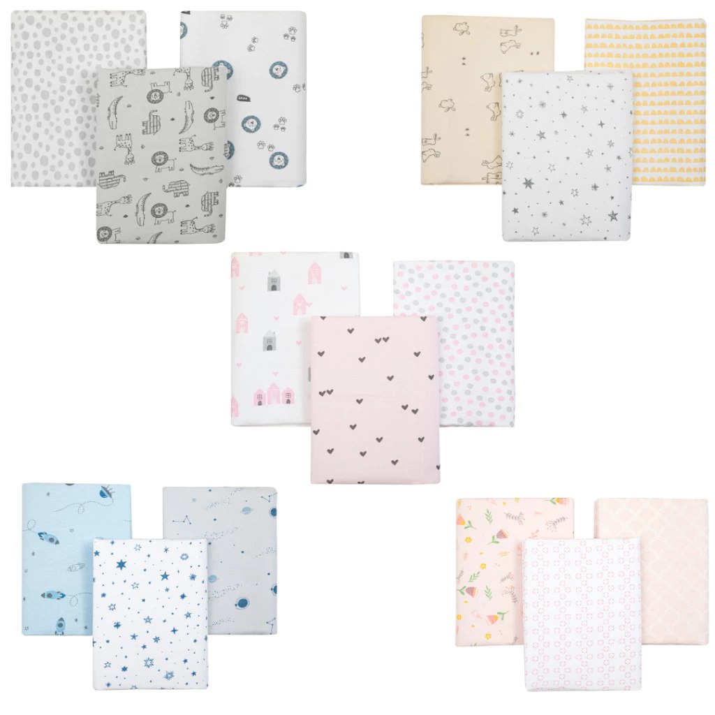 🛍️ KIT C/3 e 6 UND DE CUEIROS FLANELADO MANTA ESTAMPADO - 80x50 - BEBÊ PAPI COMPOSE