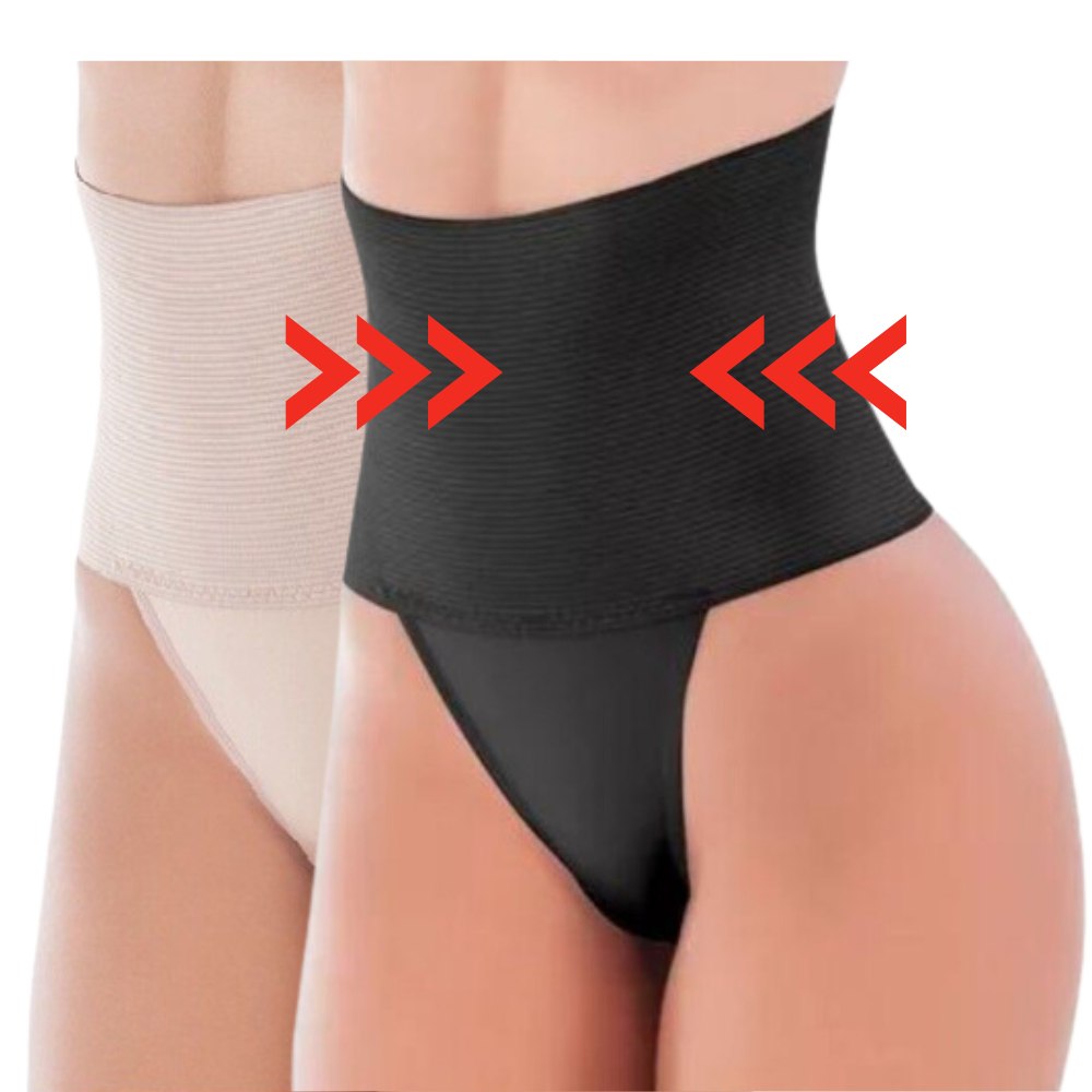 🛍️ Kit 2 Cinta Modeladora Plus Size Pós Parto Maternidade Reduz Medida - Cinta18 Ads