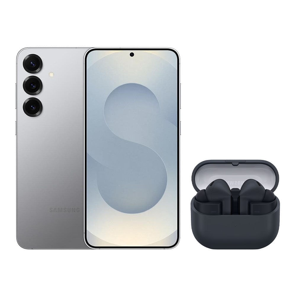 🛍️ S25+ (512GB) - Prata + Buds3 FE - Preto