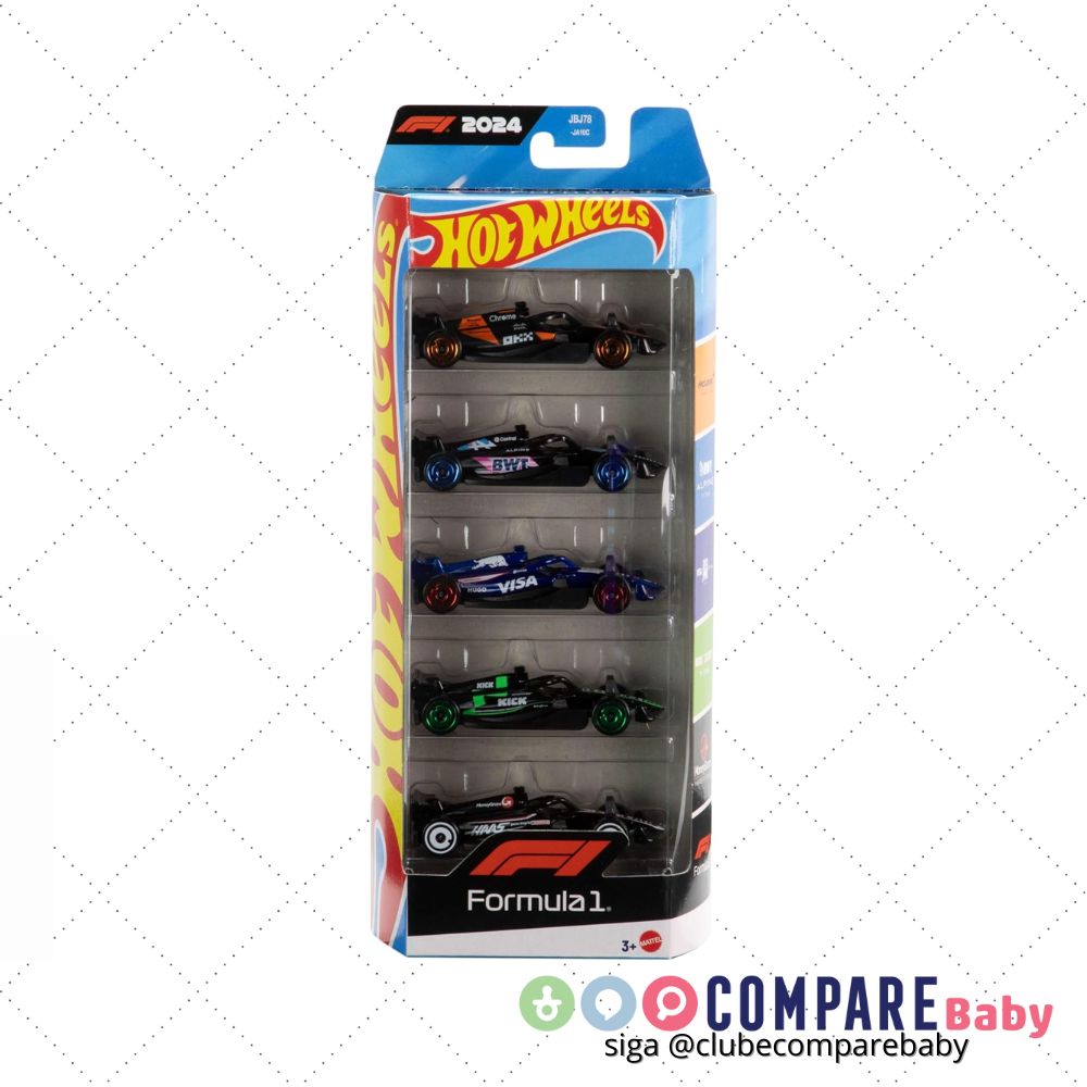 😍 Hot Wheels Diecast Veículo de Brinquedo Racing Pacote 5 carros