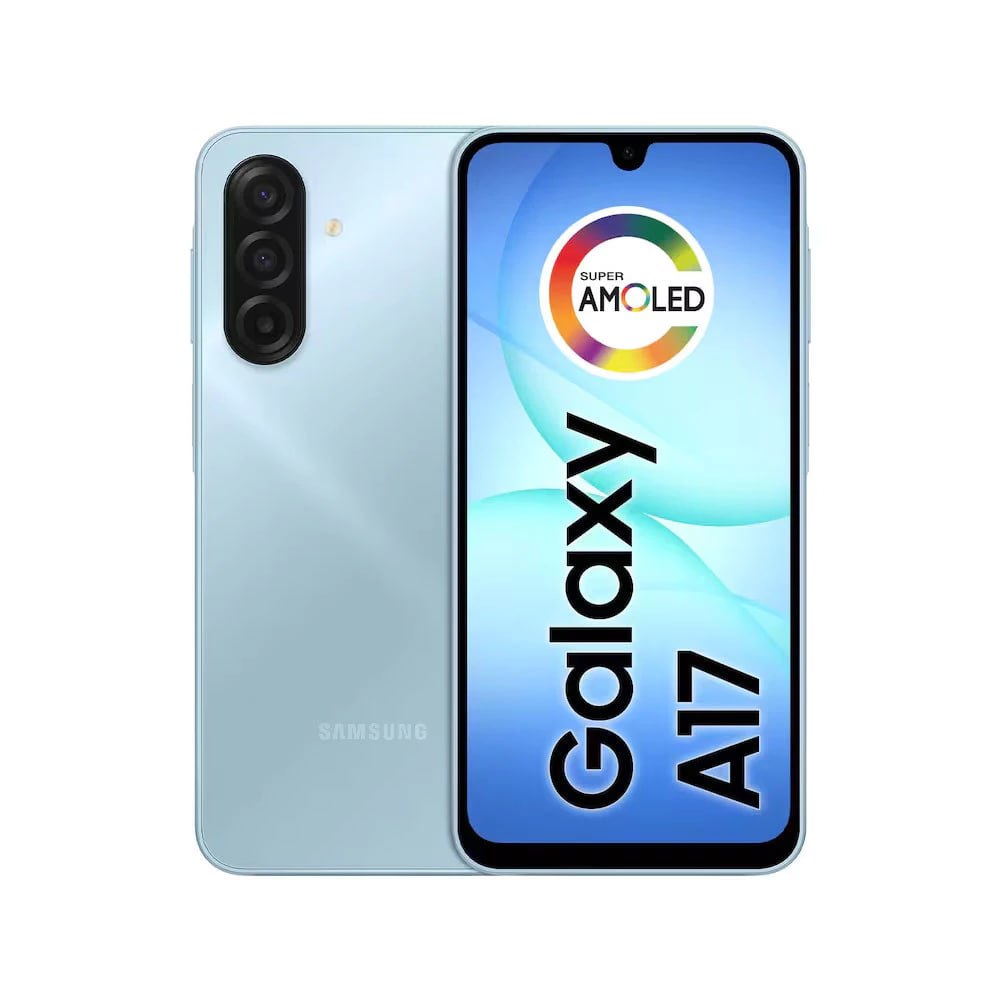 📱Celular Galaxy A17 4G Tela 6.7 Polegadas 256GB Super AMOLED Câmera Tripla 50MP Azul Sams