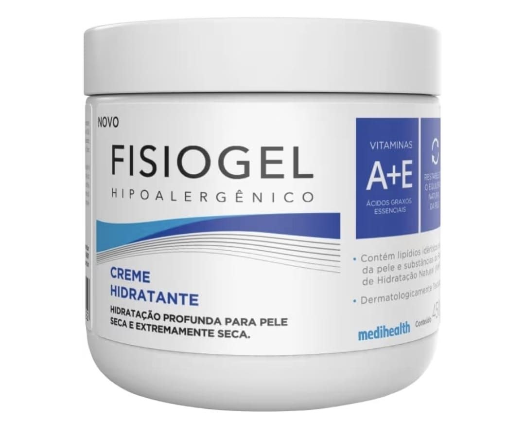 Fisiogel Hipoalergênico Creme Hidratante Corporal - 450g