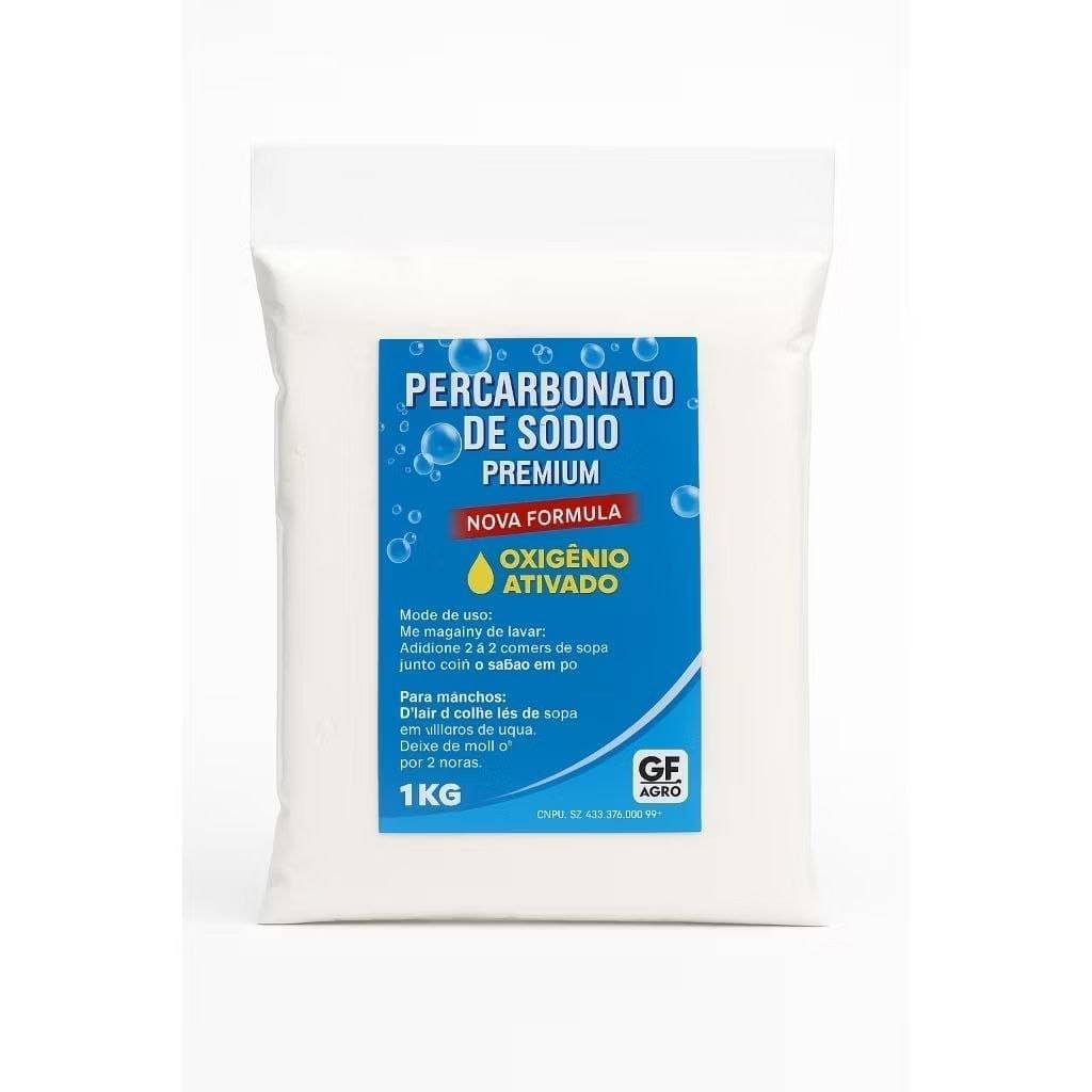 🛍️ Percarbonato De Sódio 1kg Puro 100% Tira Manchas Alvejante - Premium
