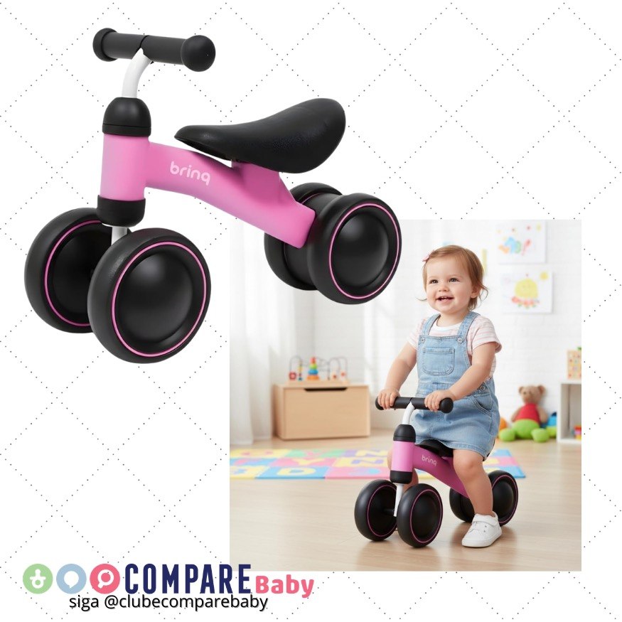 😍 Bicicleta de Equilibrio Andador Infantil sem Pedal para Criança