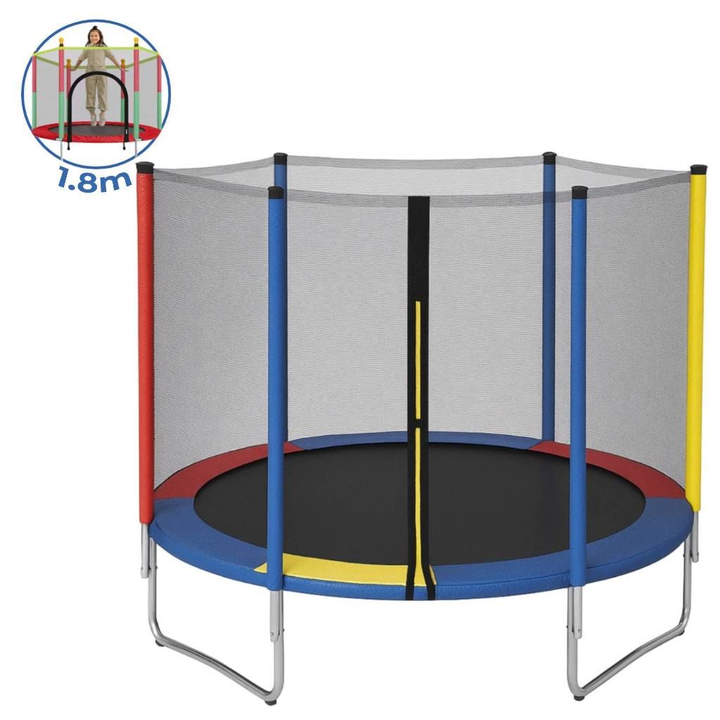 🛍️ Cama Elástica Pula Pula Infantil Trampolim 1,8 Metros e 1,4 Metros