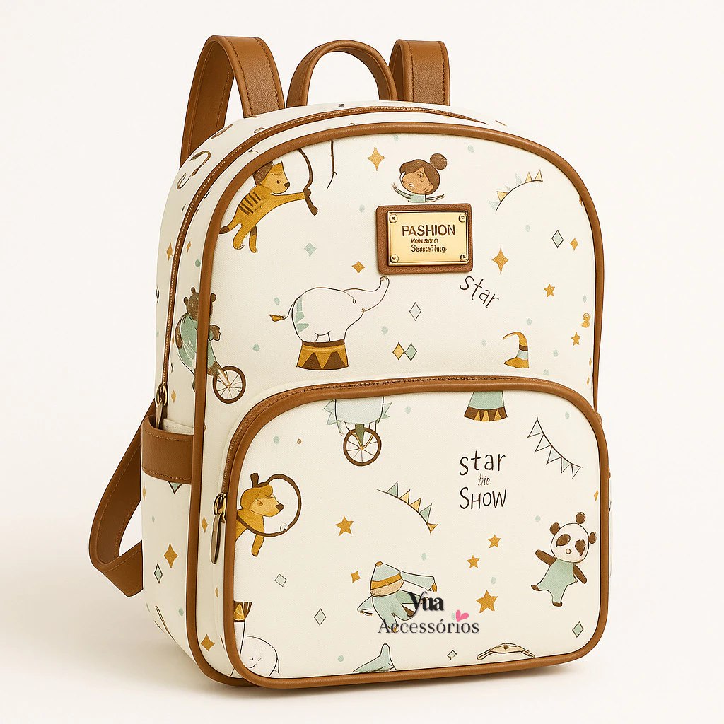 🛍️ Mochila materninade menino e menina , bolsa de costas para passeio , escola , creche e