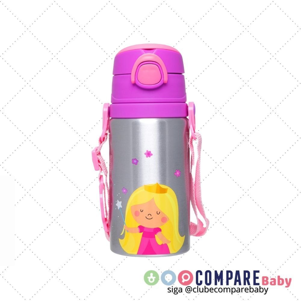 😍 Buba, Garrafinha De Alumínio Aventuras Princesa