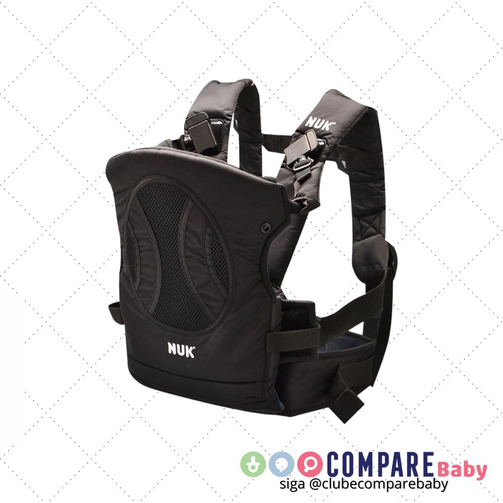😍 NUK Baby Carrier Supreme Comfort 4 Em 1 - Preto