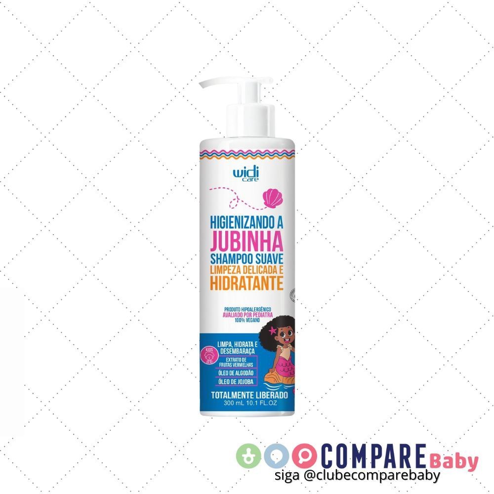 😍 Widi Care Shampoo Higienizando a Jubinha Limpeza Delicada e Hidratante 300ml