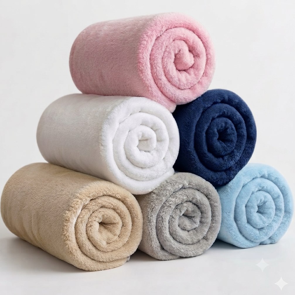 🛍️ Cobertor de Bebê Microfibra Antialérgico 0,90 x 1,00m Saída de Maternidade Cobertor In