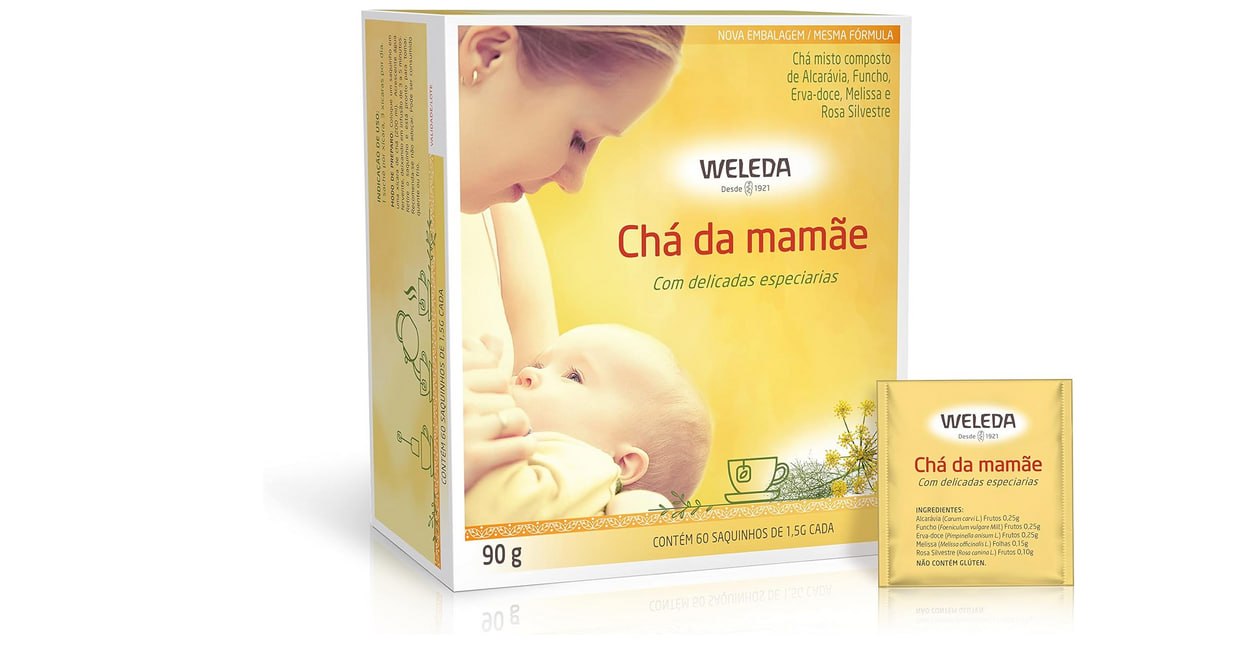 🫧 WELEDA Chá da Mamãe 60 sachês | Chá Orgânico para Gestantes e Lactantes | Apoio à Amame