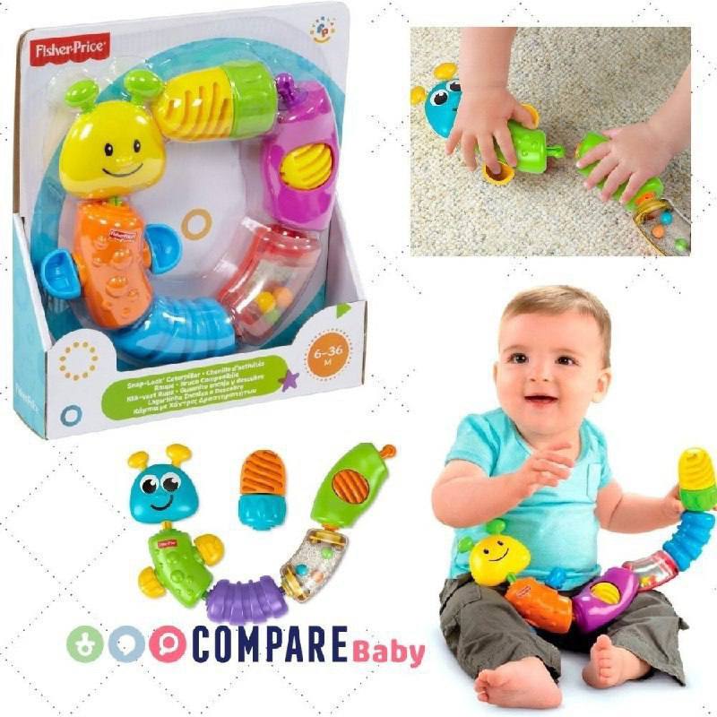 😍 Centopeia de Atividades Fisher Price, Mattel, Amarelo