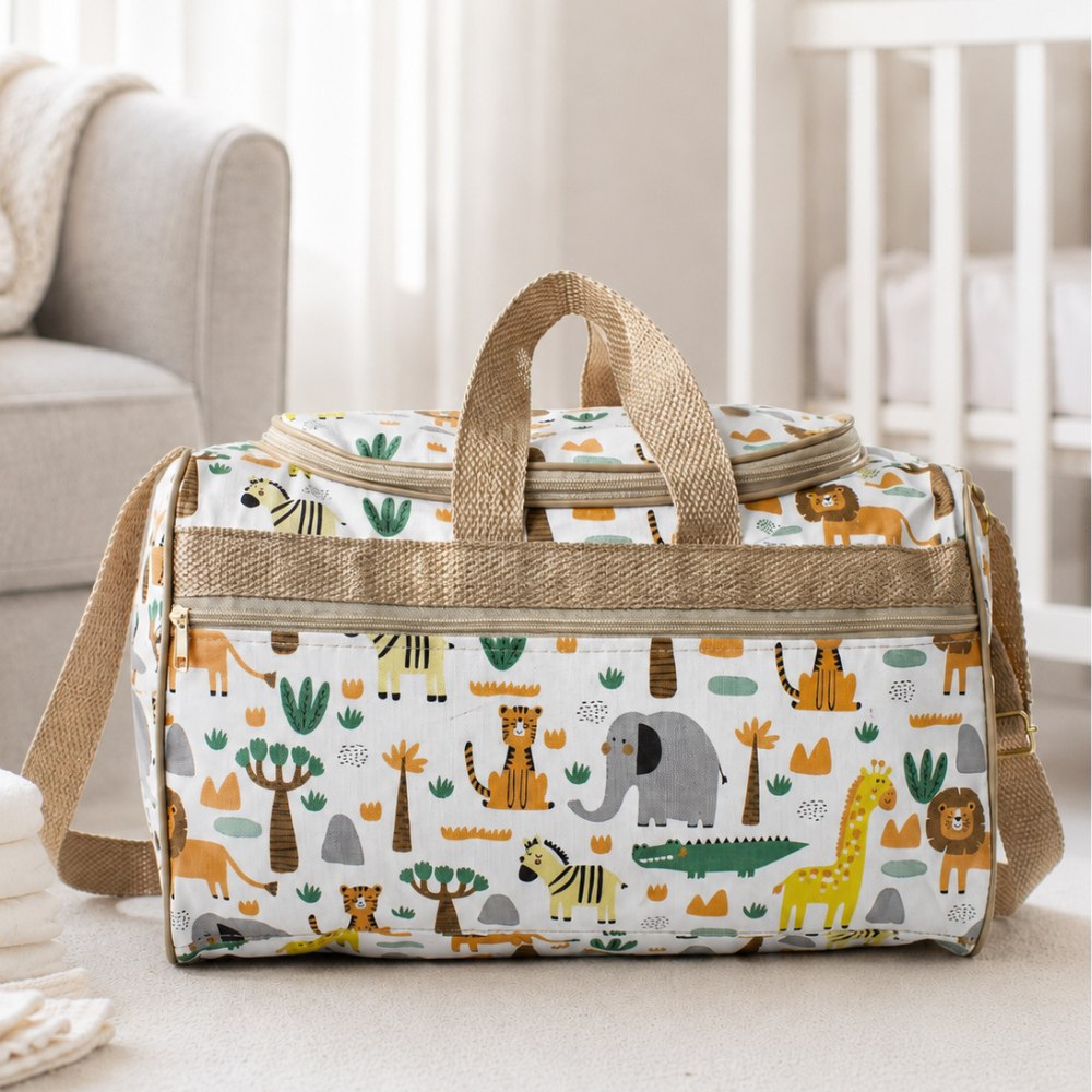 🛍️ Bolsa Maternidade Bebê Grande Luxo e Organizada Estampada