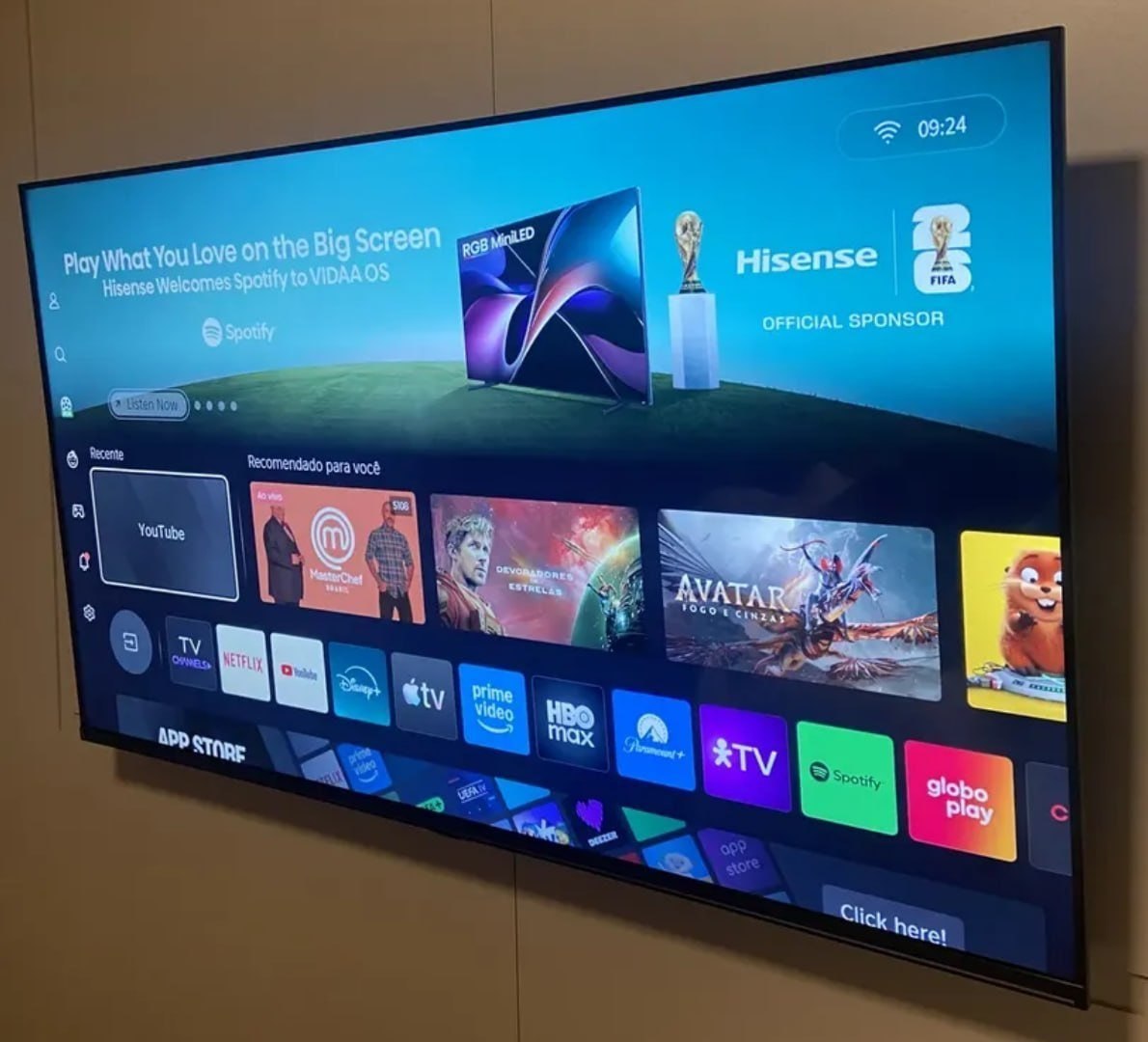 COM ESSA TV, ATÉ O SINAL DO WI-FI VAI SE SENTIR EM CASA! 📺