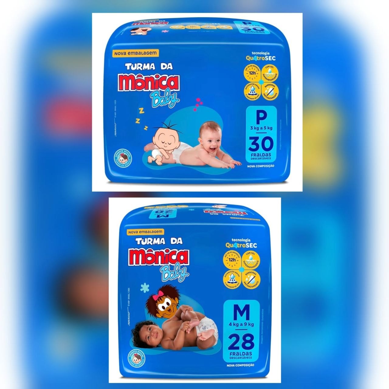 🛍️ Fralda Turma da Mônica Baby