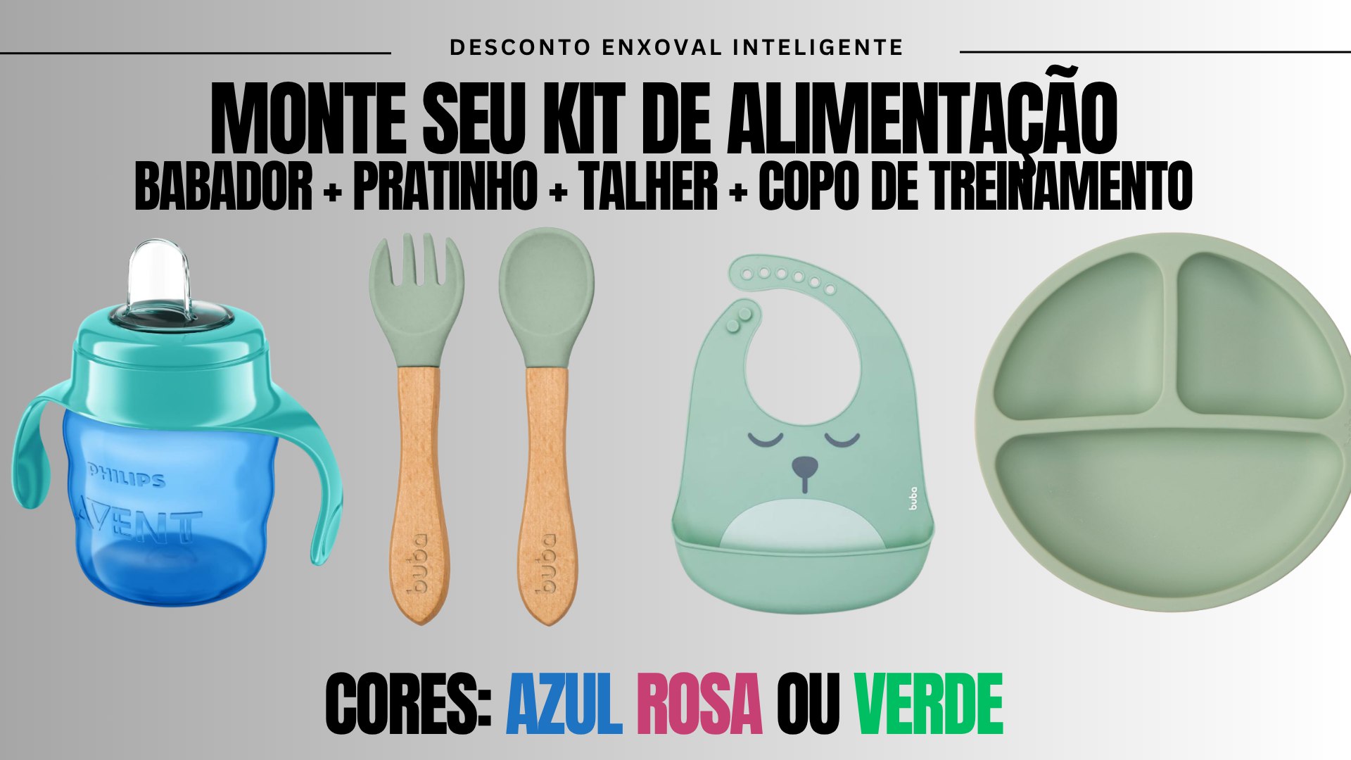 🫧 Monte seu kit de alimentação