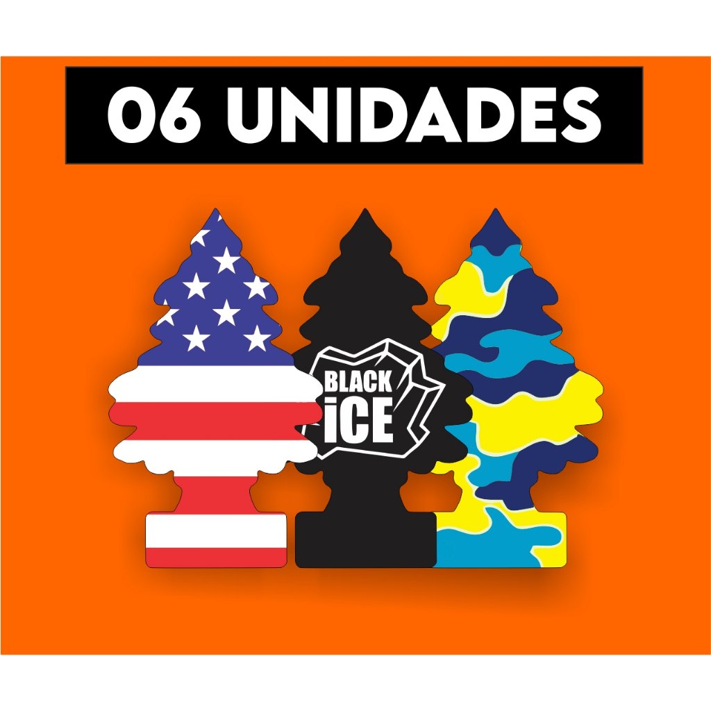 🔥 CHEIRINHO PARA CARRO 6 UNIDADES - PINHEIRO SORTIDOS