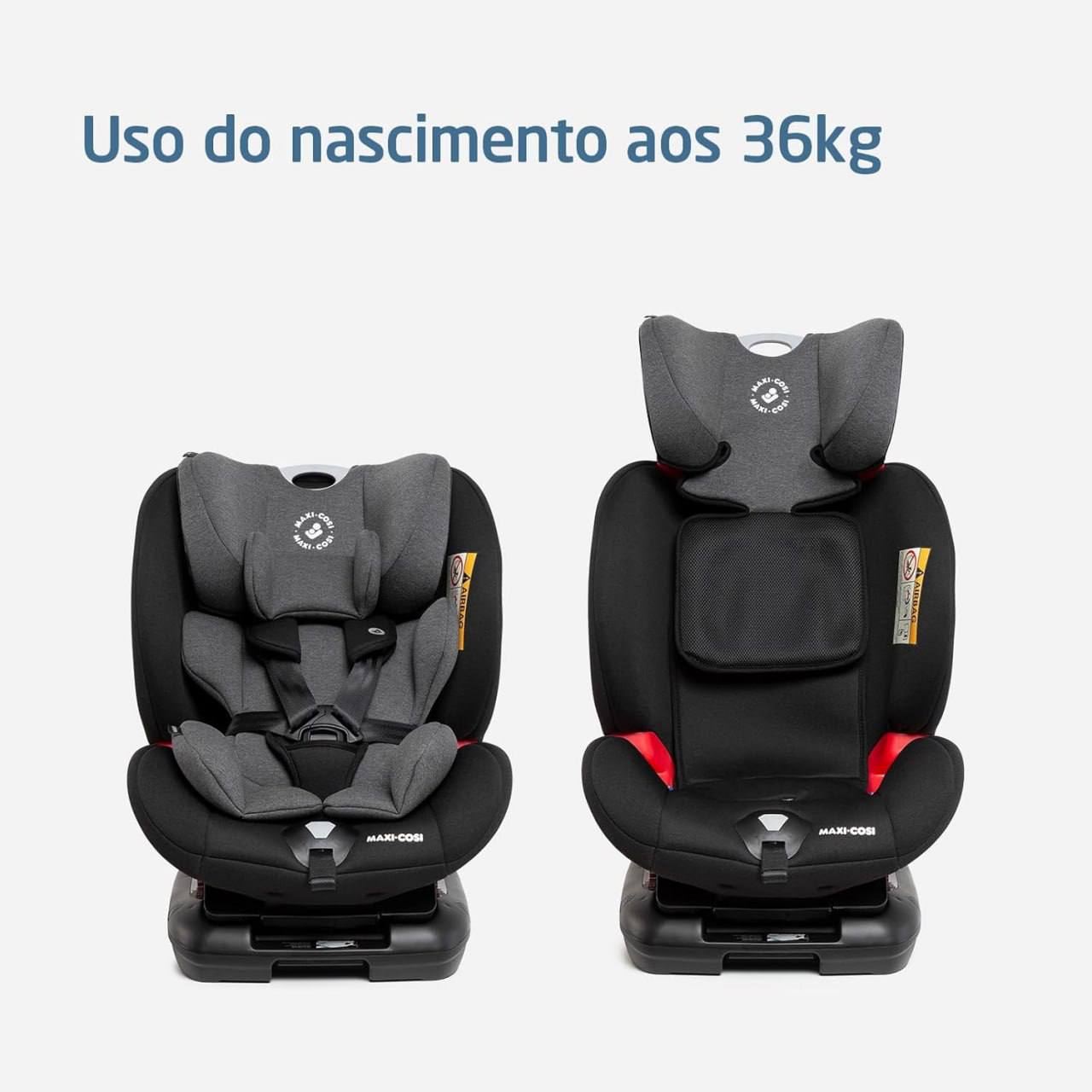 🫧 Maxi-Cosi, Cadeirinha Jasper, 0 a 36kg, com Isofix, Authentic Black