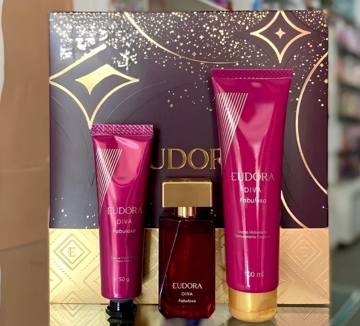 💅 Kit Eudora Diva Fabulosa 3 Produtos