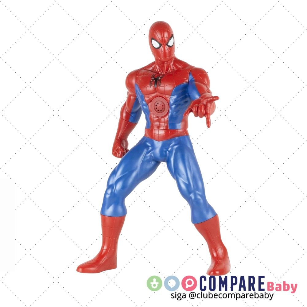 😍 Marvel, figura de ação colecionavel Homem Aranha Universe, gigante com 20 frases, Mimo