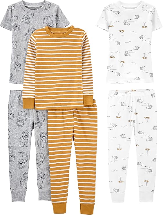 🫧 Conjunto de pijama Conjunto de pijama de algodão confortável, Simple Joys by Carter's,