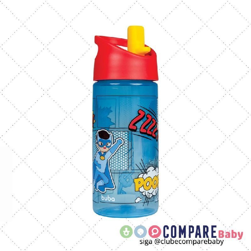 😍 Buba Garrafa Super-Herois Azul