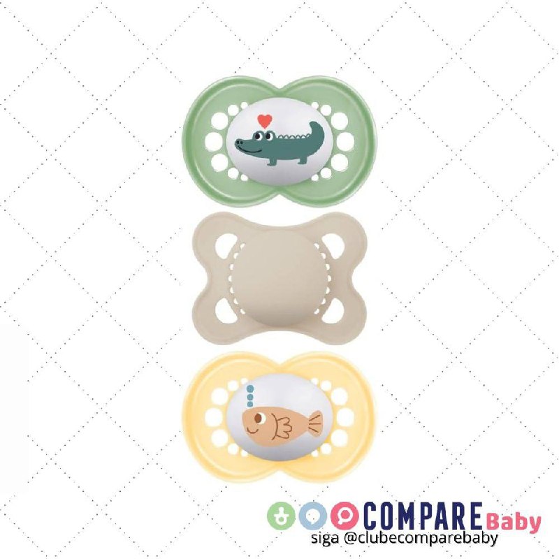 😍 CHUPETA MAM ORIGINAL TRIO - EMBALAGEM BLISTER TRIPLA