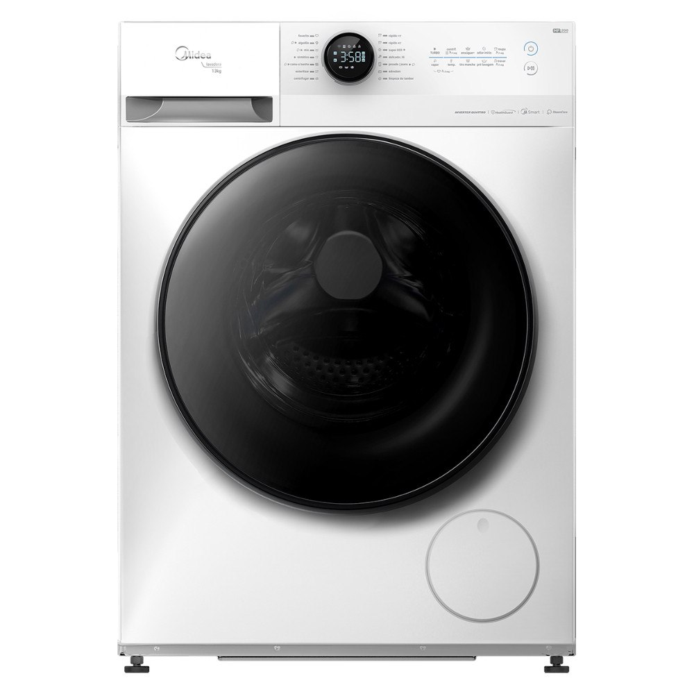 🛍️ Máquina de Lavar Midea 13kg Healthguard Smart Inverter Mf200w130wb Branca