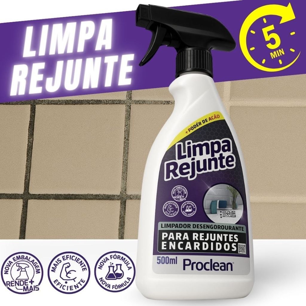 - Limpa Rejunte Encardidos Rejunte Azulejos Mofo 500ml