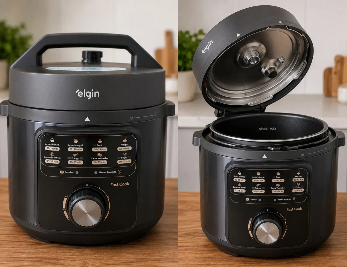 🥘 PANELA DE PRESSÃO ELÉTRICA 4L GELADAAAAA PRA REFRESCAR