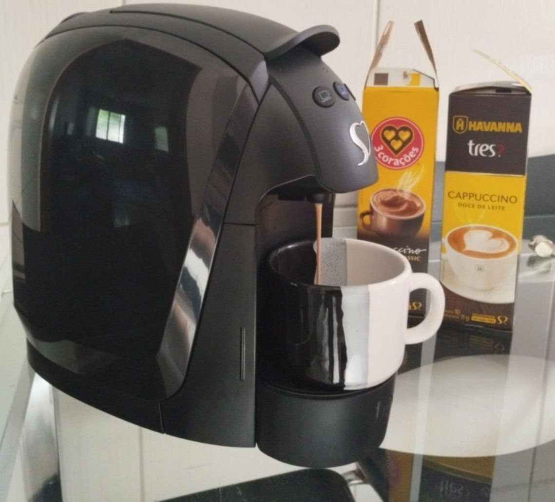 🚨 EXCLUSIVO PARA ASSINANTES PRIME Cafeteira Espresso e Multibebidas 3 Corações Luna, 220v