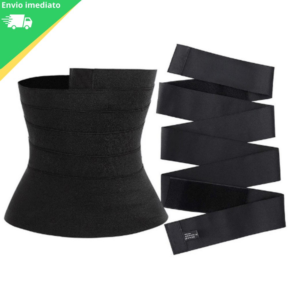 🛍️ Cinta Modeladora Unissex Alta Compressão Abdominal Sinta Pós Parto Faixa Plus Size Red