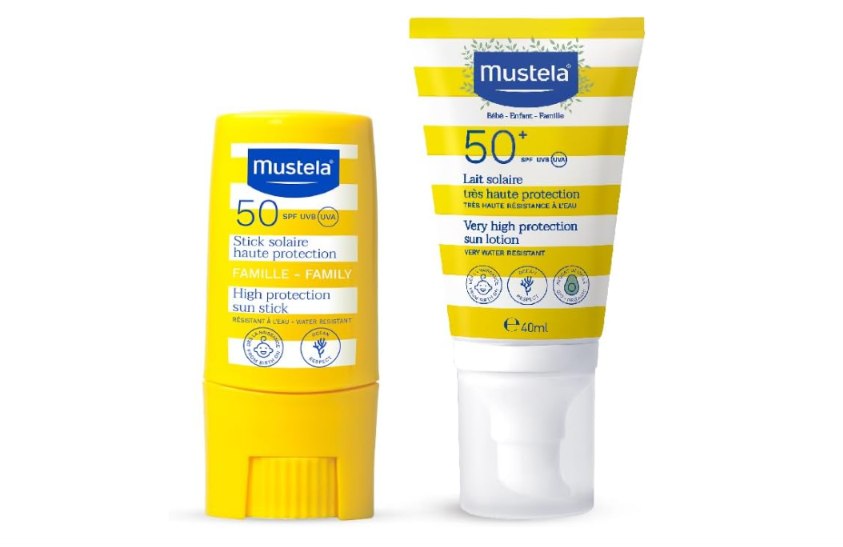 🫧 Mustela Combo Protetor Solar Stick FPS 50 8g Filtro Solar Facial em Bastão + Protetor S