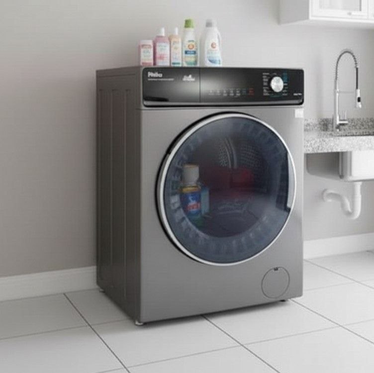 Regional Lavadora E Secadora Philco 11kg Inverter Pls11t Titanium 220v
