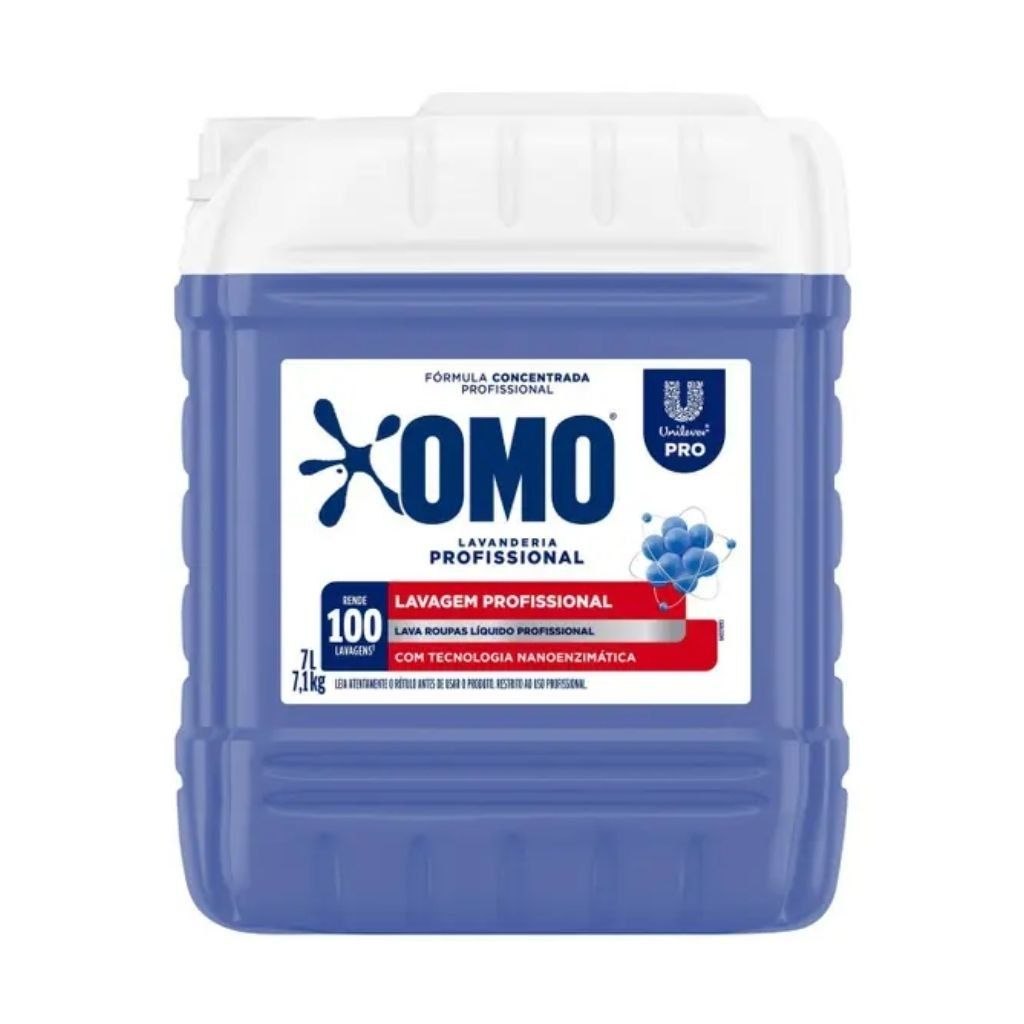 Lava Roupas Liquido 7L Omo Lavanderia
