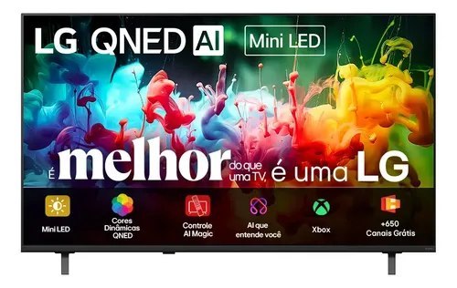 🛍️ Smart TV 4K 55" LG QNED Mini LED AI QNED70 2026 Processador α7 Ger9 HDR10 Xbox Bluetoo