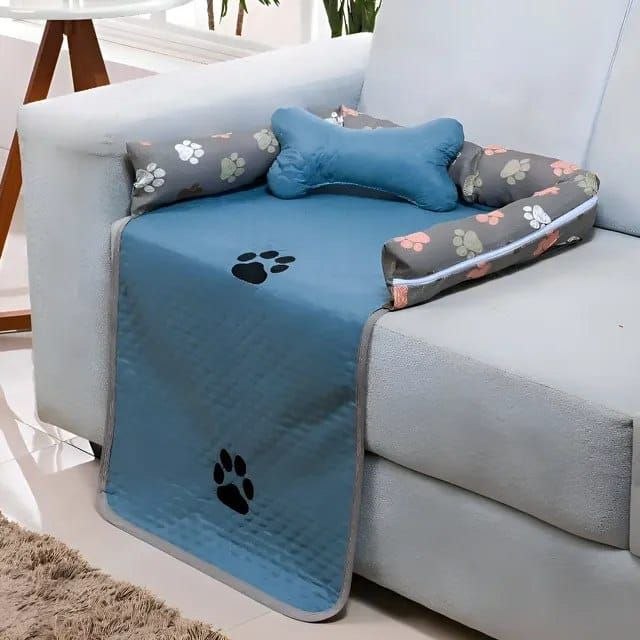 🛍️ Cama Protege Sofá Pet Caminha Cachorro E Gato M Várias cores Claro Patinha