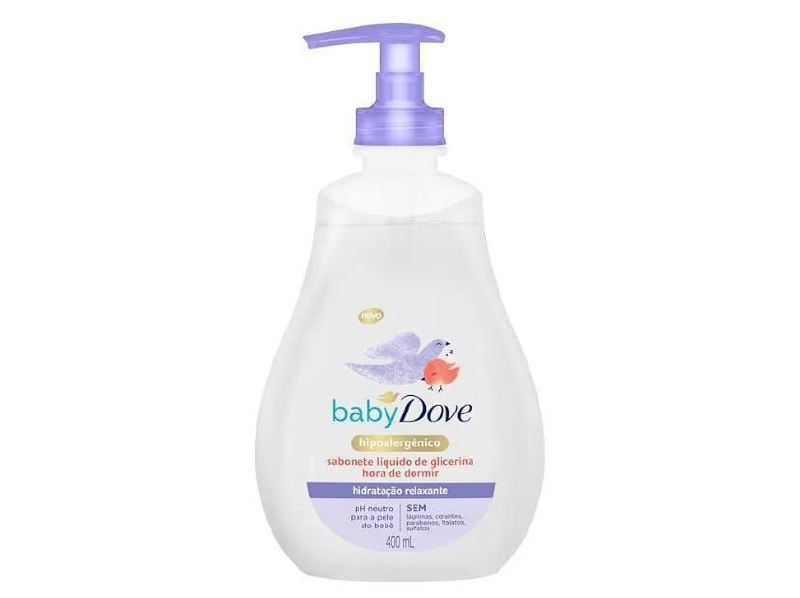 Sabonete Líquido de Glicerina Hidratação Relaxante Dove Baby Hora de Dormir 400ml