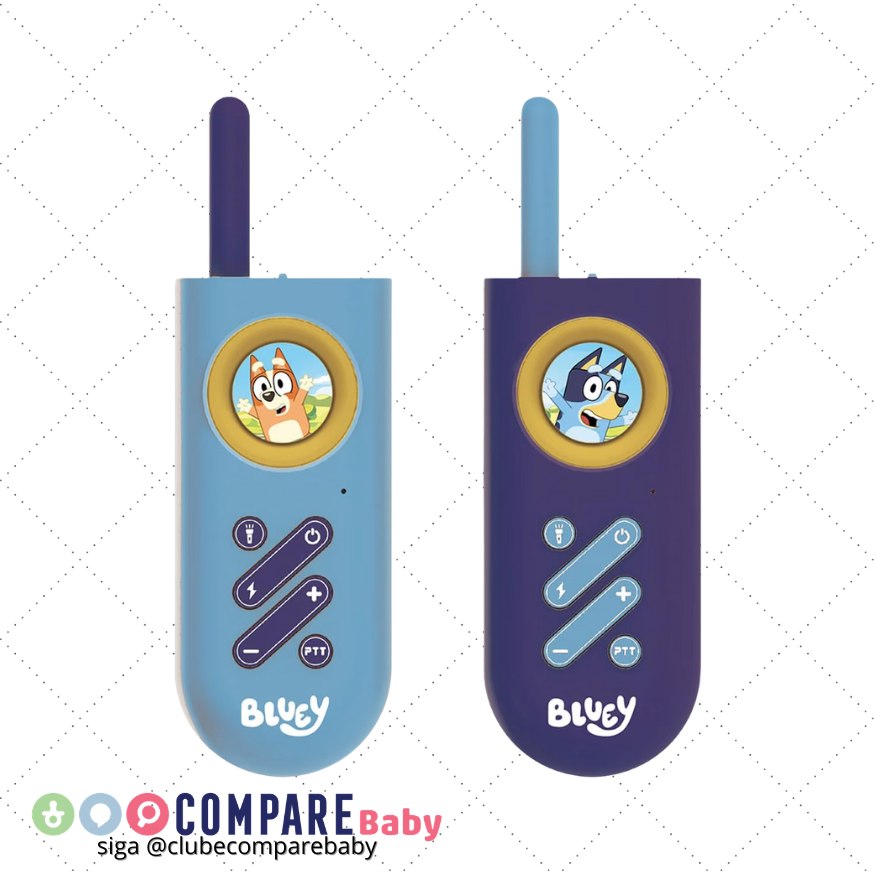 😍 Candide, Walkie Talkie, Bluey, Com Lanterna, Infantil